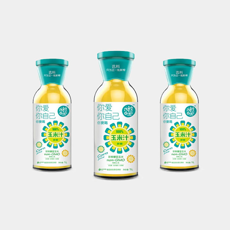 幾粒鮮榨玉米汁包裝設(shè)計