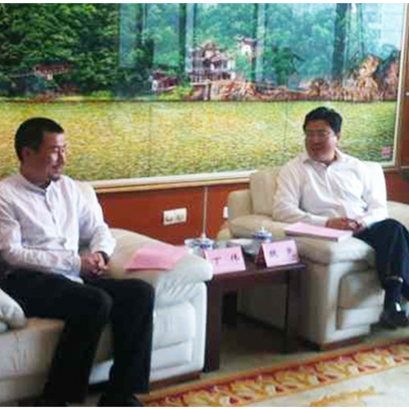 設(shè)計立縣計劃走進馬鞍山，丁偉受到市長親切接待！