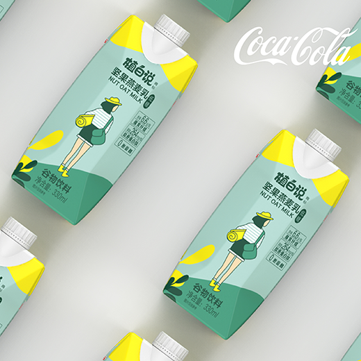 可口可樂(lè)「植白說(shuō)」| 堅(jiān)果燕麥乳包裝設(shè)計(jì)